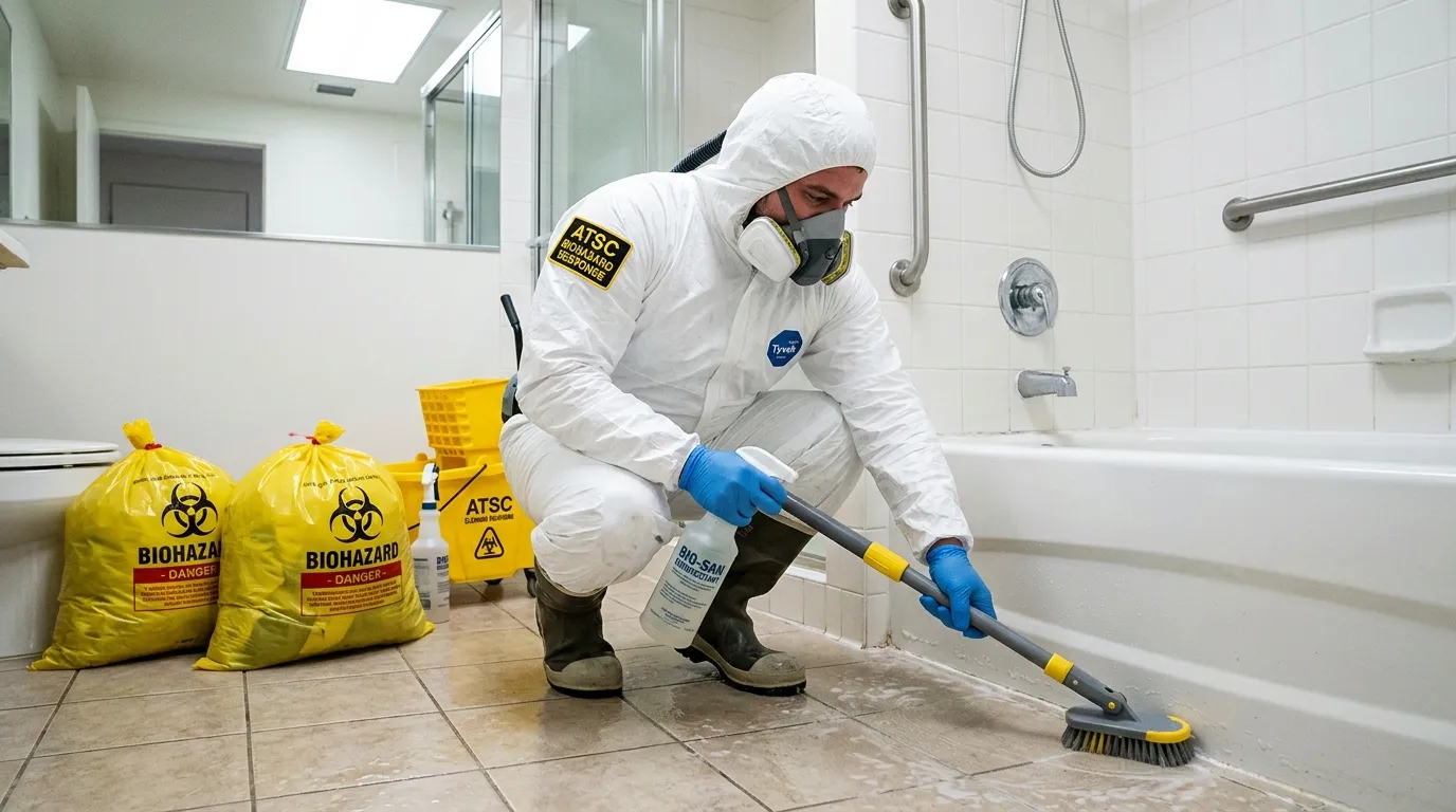 Decontamination equipment deployed for Blood Cleanup in Rockwood